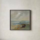 June by Silvia Vassileva. Shown in a sleek black glass frame for a contemporary gallery look. Available as an archival giclee rolled canvas, fine art paper, or poster print. SKU 104640a.