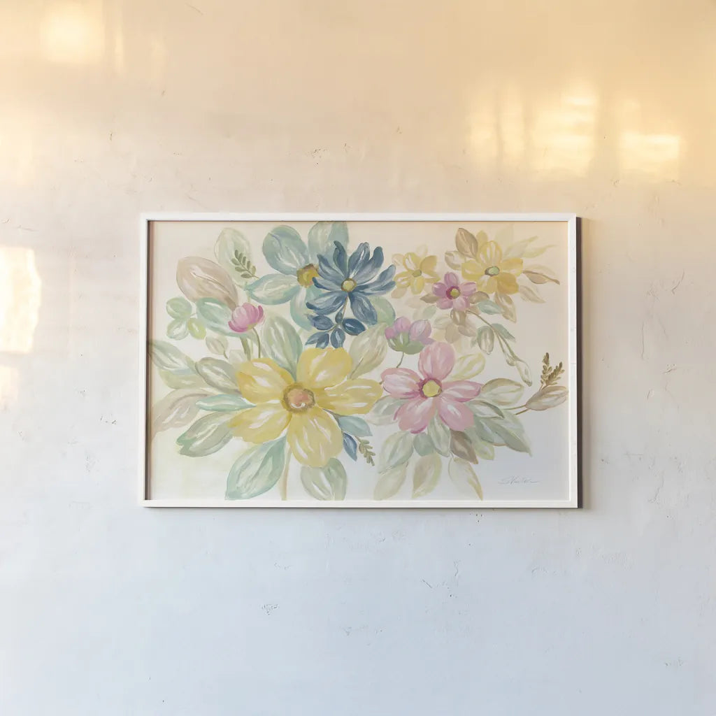 June Bloom by Silvia Vassileva. shown as a paper print in a white frame. Available as a archival giclee rolled canvas, fine art paper, or poster print. SKU 44165i.