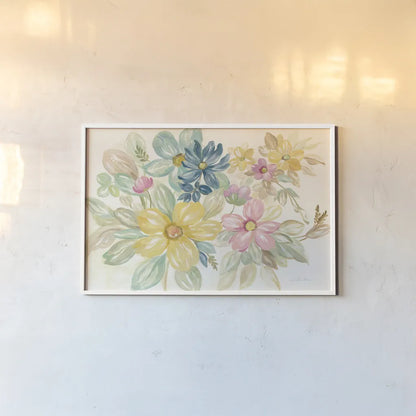 June Bloom by Silvia Vassileva. shown as a paper print in a white frame. Available as a archival giclee rolled canvas, fine art paper, or poster print. SKU 44165i.