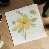 June Bloom II by Silvia Vassileva. Shown as a detailed flat fine art print, highlighting archival giclee quality. Available as an archival giclee rolled canvas, fine art paper, or poster print. SKU 45938a.
