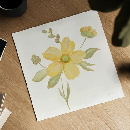 June Bloom II by Silvia Vassileva. Shown as a detailed flat fine art print, highlighting archival giclee quality. Available as an archival giclee rolled canvas, fine art paper, or poster print. SKU 45938a.