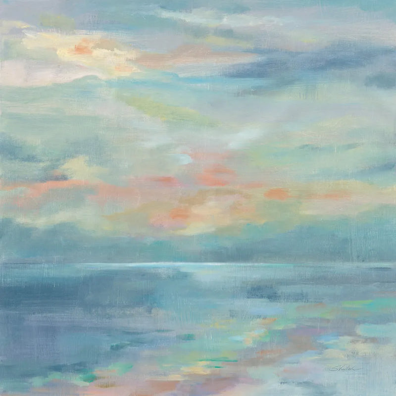 June Morning by the Sea by Silvia Vassileva. SKU 65249a. Archival Giclee Fine art print for wall decor.