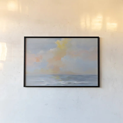 June Sunrise by Silvia Vassileva. shown as a paper print in a black flame. Available as a archival giclee rolled canvas, fine art paper, or poster print. SKU 86367i.