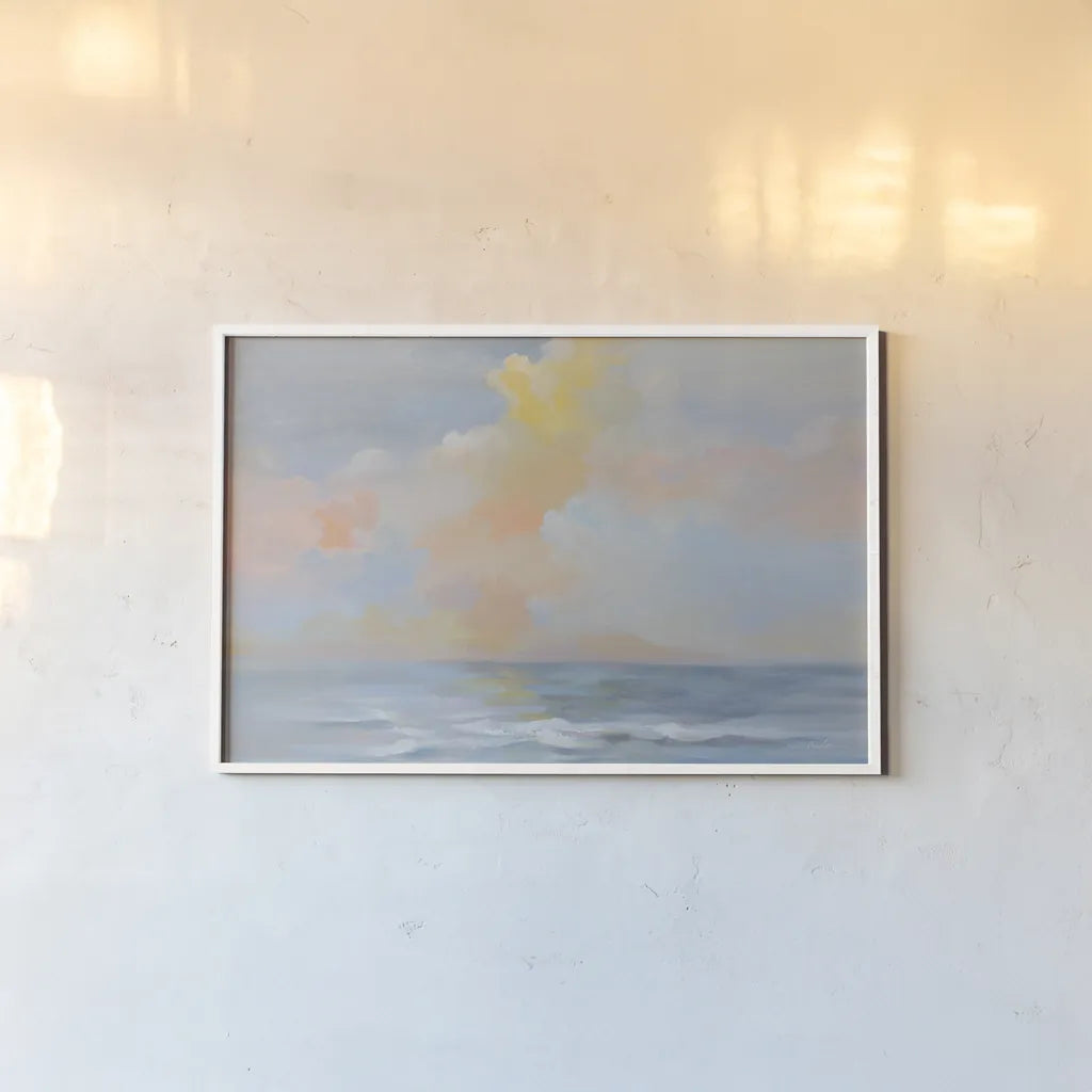 June Sunrise by Silvia Vassileva. shown as a paper print in a white frame. Available as a archival giclee rolled canvas, fine art paper, or poster print. SKU 86367i.