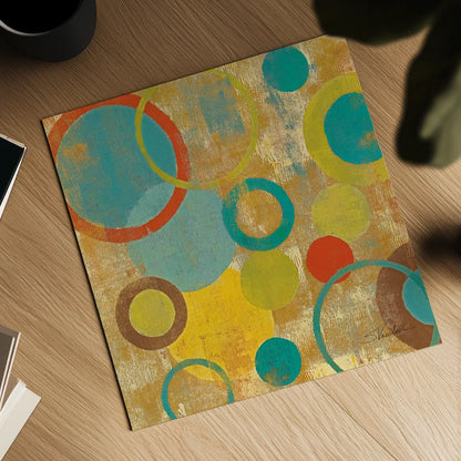 Kaleidoscope II by Silvia Vassileva. Shown as a detailed flat fine art print, highlighting archival giclee quality. Available as an archival giclee rolled canvas, fine art paper, or poster print. SKU 10212a.