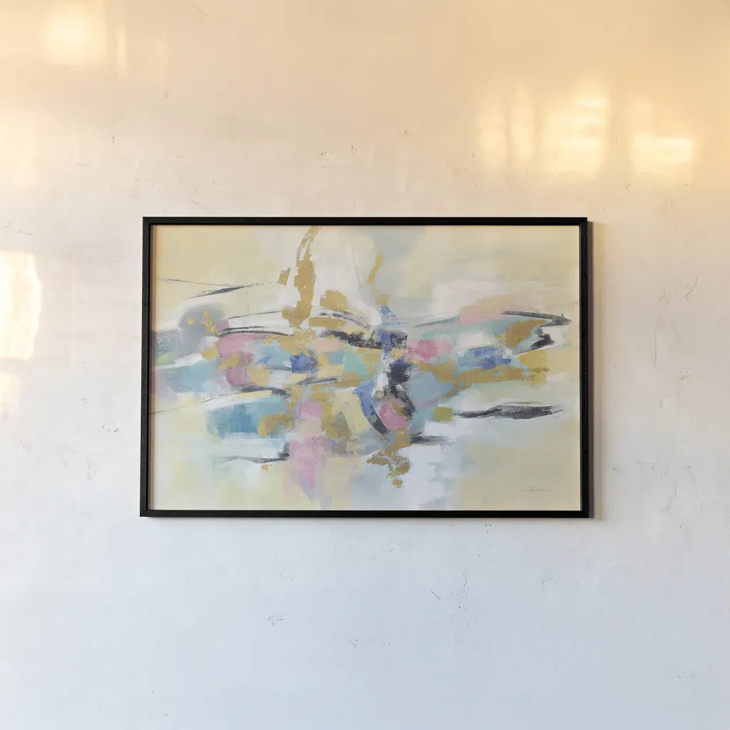 Kimono Fragment by Silvia Vassileva. shown as a paper print in a black flame. Available as a archival giclee rolled canvas, fine art paper, or poster print. SKU 65604i.