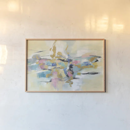 Kimono Fragment by Silvia Vassileva. shown as a paper print in a natural frame. Available as a archival giclee rolled canvas, fine art paper, or poster print. SKU 65604i.