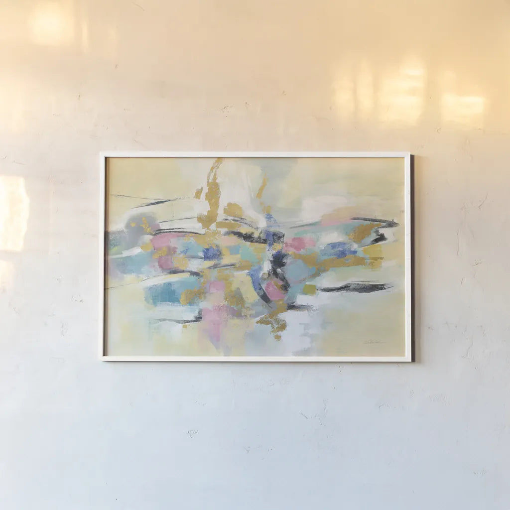 Kimono Fragment by Silvia Vassileva. shown as a paper print in a white frame. Available as a archival giclee rolled canvas, fine art paper, or poster print. SKU 65604i.