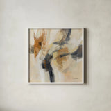 Kyoto Morning by Silvia Vassileva. Shown in a crisp white glass frame for a clean and minimalist style. Available as an archival giclee rolled canvas, fine art paper, or poster print. SKU 85000a.
