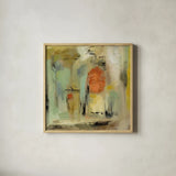Kyoto Street by Silvia Vassileva. Shown in a natural wood glass frame for a timeless modern aesthetic. Available as an archival giclee rolled canvas, fine art paper, or poster print. SKU 48497a.