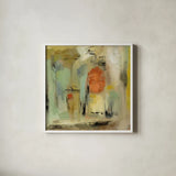 Kyoto Street by Silvia Vassileva. Shown in a crisp white glass frame for a clean and minimalist style. Available as an archival giclee rolled canvas, fine art paper, or poster print. SKU 48497a.