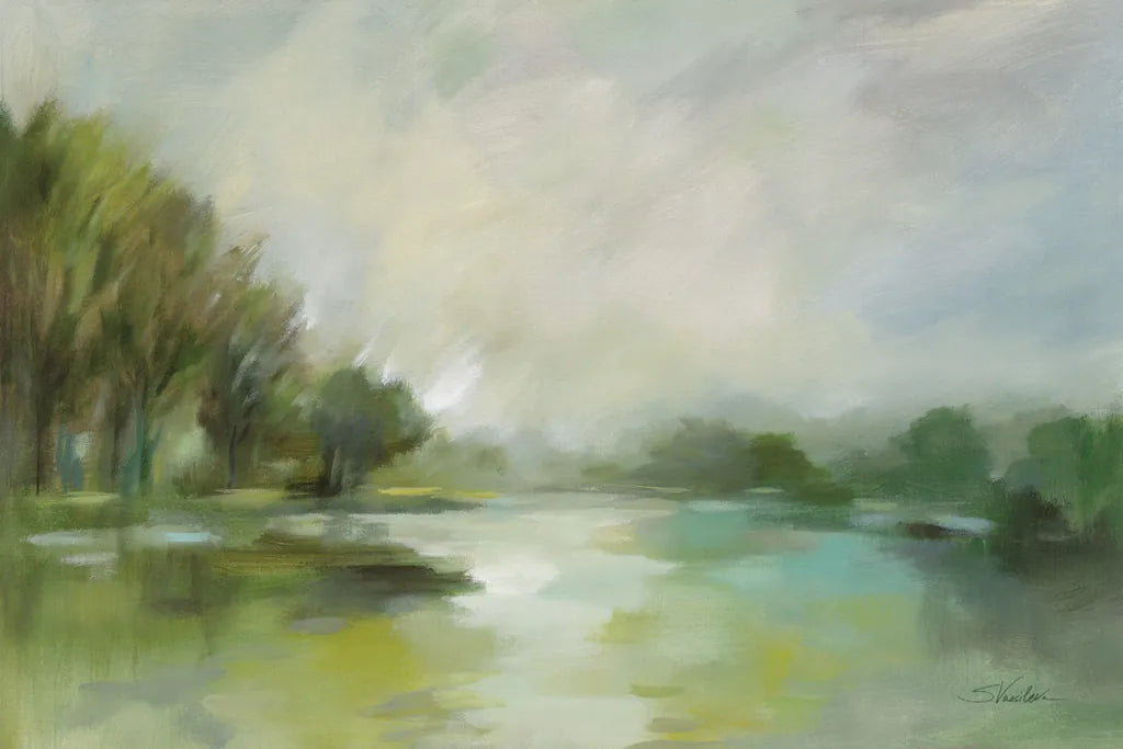 Lakeside Fog by Silvia Vassileva. SKU 69155i. Archival Giclee Fine art print for wall decor.