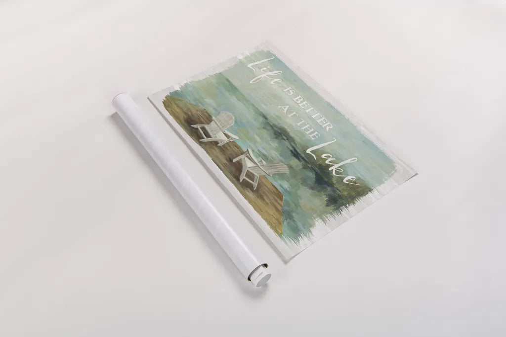 Lakeside Retreat I by Silvia Vassileva. shown as a rolled paper print. Available as archival giclee rolled canvas, fine art paper, or poster print. SKU 58907i.