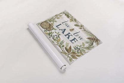 Lakeside Retreat III by Silvia Vassileva. shown as a rolled paper print. Available as archival giclee rolled canvas, fine art paper, or poster print. SKU 58909i.