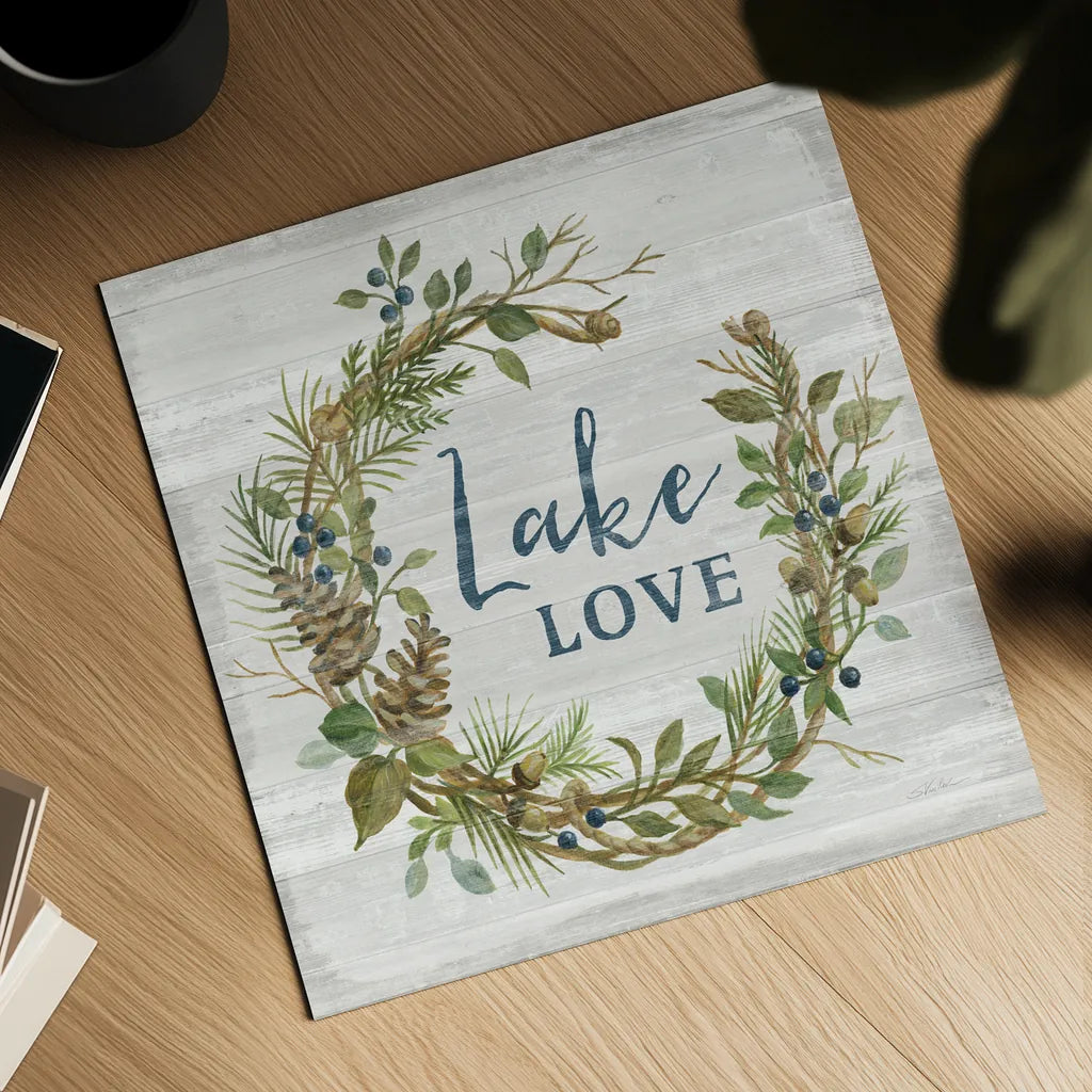 Lakeside Retreat IV by Silvia Vassileva. Shown as a detailed flat fine art print, highlighting archival giclee quality. Available as an archival giclee rolled canvas, fine art paper, or poster print. SKU 58910a.