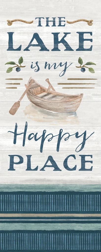 Lakeside Retreat IX Rowboat by Silvia Vassileva