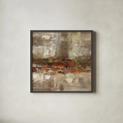Landing by Silvia Vassileva. Shown in a sleek black glass frame for a contemporary gallery look. Available as an archival giclee rolled canvas, fine art paper, or poster print. SKU 10593a.