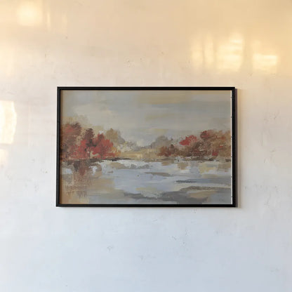 Late Fall Reminiscence by Silvia Vassileva. shown as a paper print in a black flame. Available as a archival giclee rolled canvas, fine art paper, or poster print. SKU 13047i.