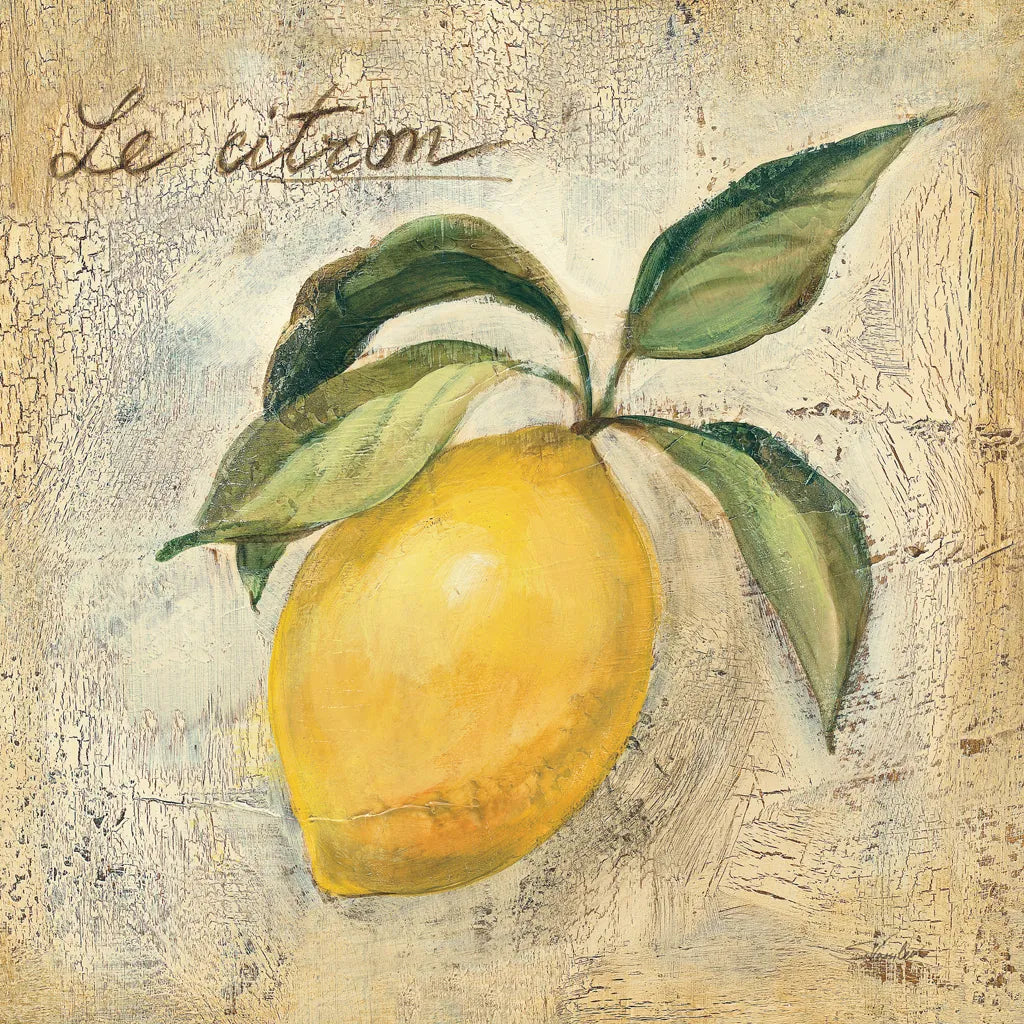 Le Citron by Silvia Vassileva. SKU 9866a. Archival Giclee Fine art print for wall decor.