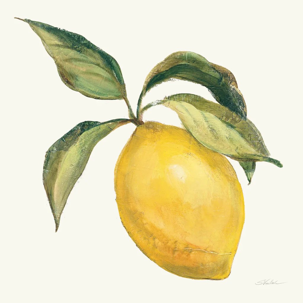 Le Citron on Cream by Silvia Vassileva. SKU 63917a. Archival Giclee Fine art print for wall decor.