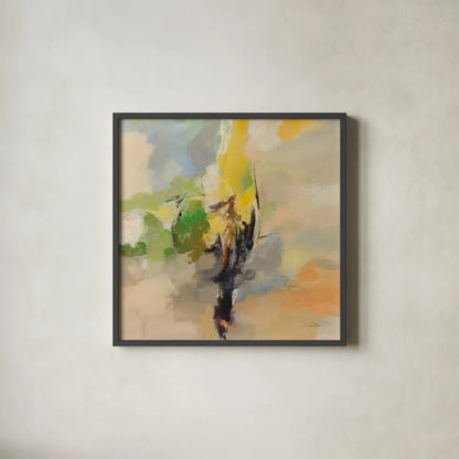Lemon Grove by Silvia Vassileva. Shown in a sleek black glass frame for a contemporary gallery look. Available as an archival giclee rolled canvas, fine art paper, or poster print. SKU 93592a.