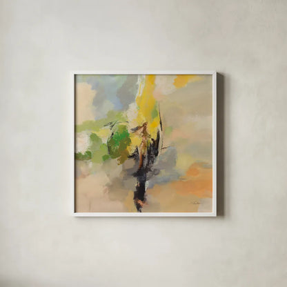 Lemon Grove by Silvia Vassileva. Shown in a crisp white glass frame for a clean and minimalist style. Available as an archival giclee rolled canvas, fine art paper, or poster print. SKU 93592a.