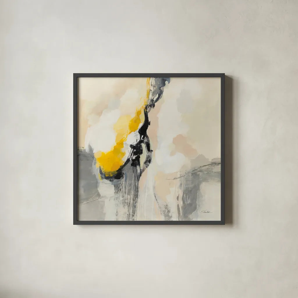 Light and Shadow by Silvia Vassileva. Shown in a sleek black glass frame for a contemporary gallery look. Available as an archival giclee rolled canvas, fine art paper, or poster print. SKU 88442a.