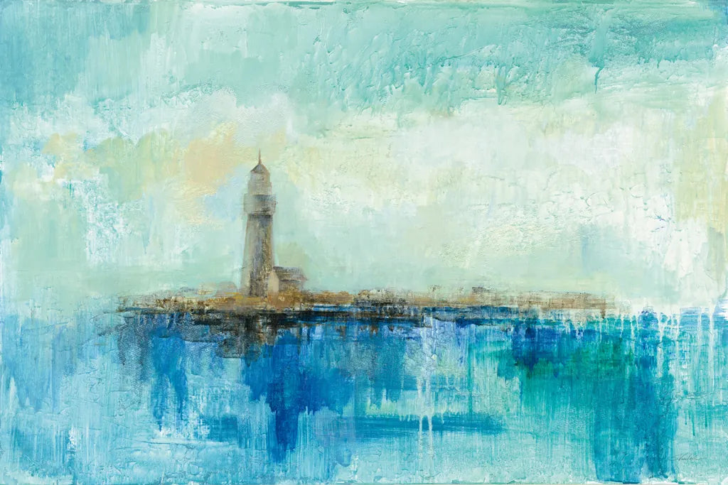 Lighthouse Morning by Silvia Vassileva. SKU 28114i. Archival Giclee Fine art print for wall decor.