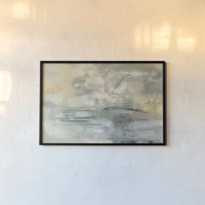 Looking at the Mist by Silvia Vassileva. shown as a paper print in a black flame. Available as a archival giclee rolled canvas, fine art paper, or poster print. SKU 31701i.