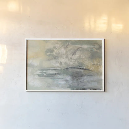 Looking at the Mist by Silvia Vassileva. shown as a paper print in a white frame. Available as a archival giclee rolled canvas, fine art paper, or poster print. SKU 31701i.