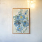 Loose Bouquet I by Silvia Vassileva. shown as a paper print in a natural frame. Available as a archival giclee rolled canvas, fine art paper, or poster print. SKU 63285h.