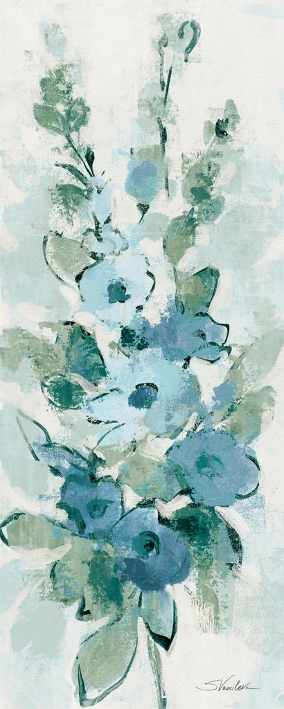 Loose Bouquet of Flowers II Blue by Silvia Vassileva