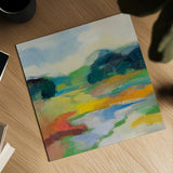 Lush Green I by Silvia Vassileva. Shown as a detailed flat fine art print, highlighting archival giclee quality. Available as an archival giclee rolled canvas, fine art paper, or poster print. SKU 79153a.