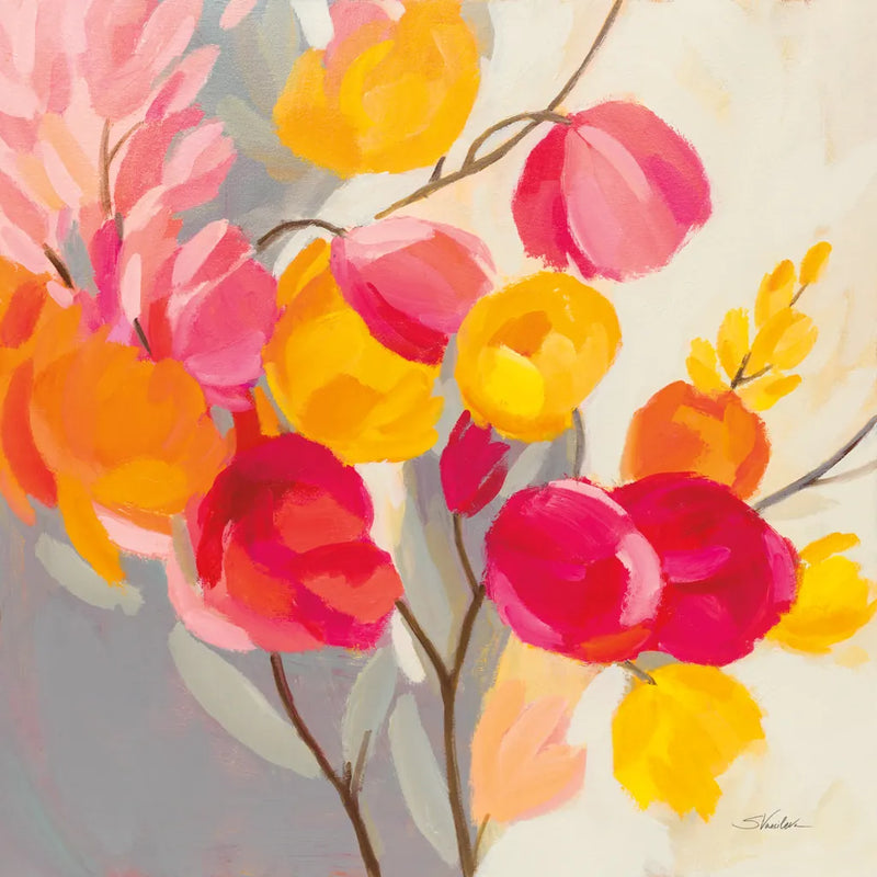 Magenta Bloom I by Silvia Vassileva. SKU 83089a. Archival Giclee Fine art print for wall decor.