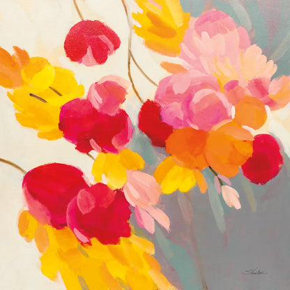 Magenta Bloom II by Silvia Vassileva. SKU 83090a. Archival Giclee Fine art print for wall decor.