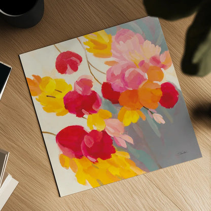 Magenta Bloom II by Silvia Vassileva. Shown as a detailed flat fine art print, highlighting archival giclee quality. Available as an archival giclee rolled canvas, fine art paper, or poster print. SKU 83090a.