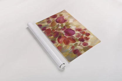 Magenta Tropical by Silvia Vassileva. shown as a rolled paper print. Available as archival giclee rolled canvas, fine art paper, or poster print. SKU 35308i.