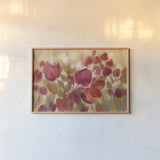 Magenta Tropical by Silvia Vassileva. shown as a paper print in a natural frame. Available as a archival giclee rolled canvas, fine art paper, or poster print. SKU 35308i.