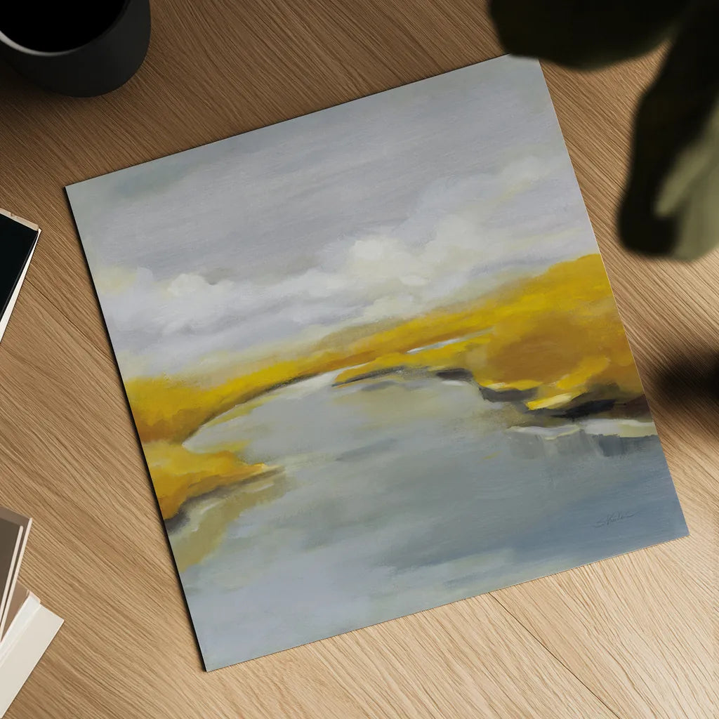 Maine Fall River by Silvia Vassileva. Shown as a detailed flat fine art print, highlighting archival giclee quality. Available as an archival giclee rolled canvas, fine art paper, or poster print. SKU 67429a.