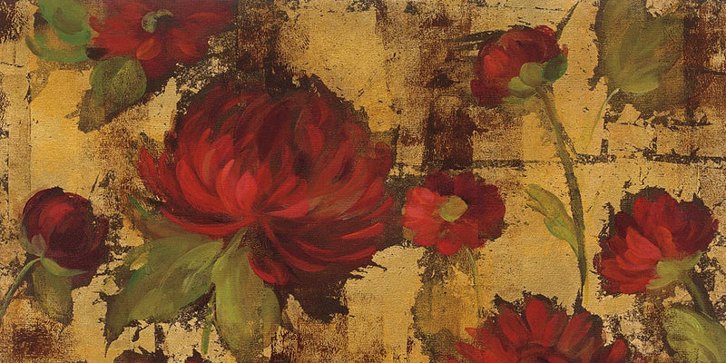 Majestic Dahlias I Crop by Silvia Vassileva