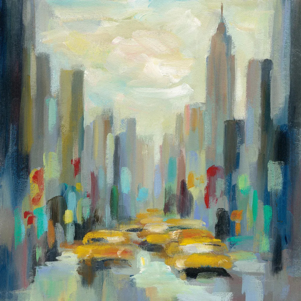 Manhattan Sketches II by Silvia Vassileva. SKU 35823a. Archival Giclee Fine art print for wall decor.