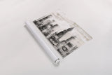 Manhattan Skyline BW Crop by Silvia Vassileva. shown as a rolled paper print. Available as archival giclee rolled canvas, fine art paper, or poster print. SKU 67640i.