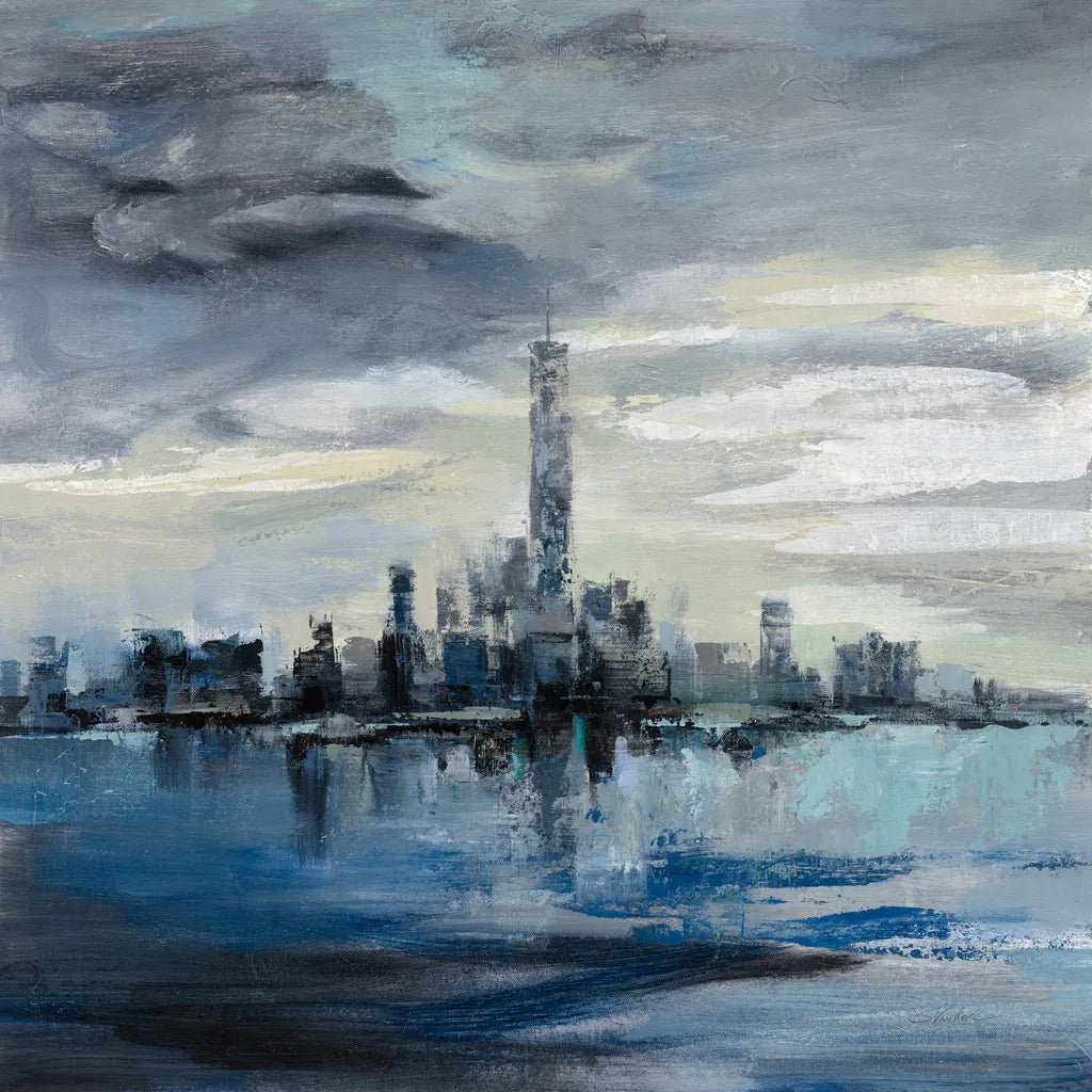 Manhattan Winter by Silvia Vassileva. SKU 59956a. Archival Giclee Fine art print for wall decor.