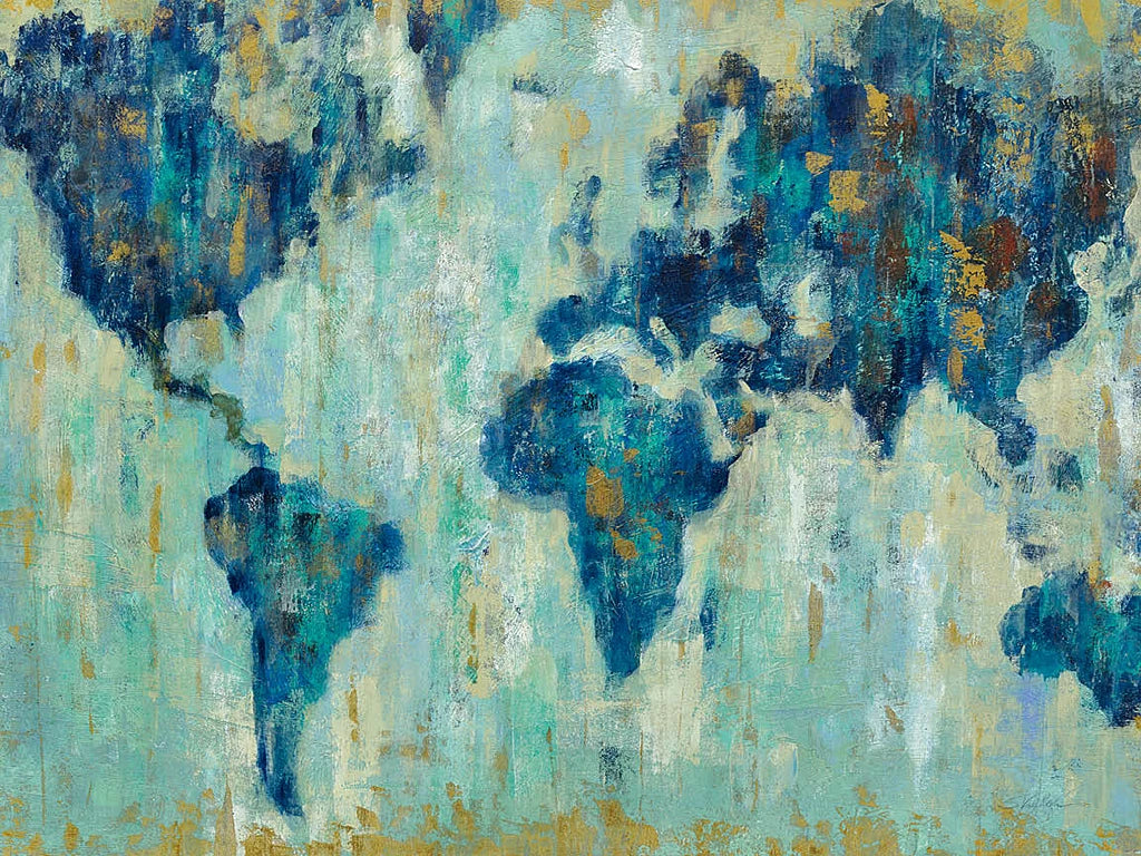 Map of the World by Silvia Vassileva