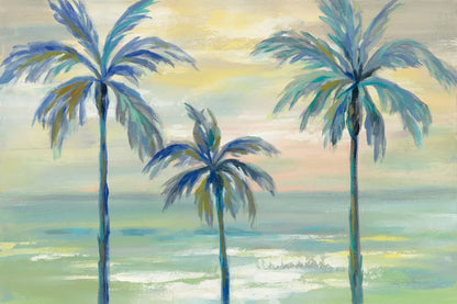 Marine Layer Palms by Silvia Vassileva. SKU 35834i. Archival Giclee Fine art print for wall decor.