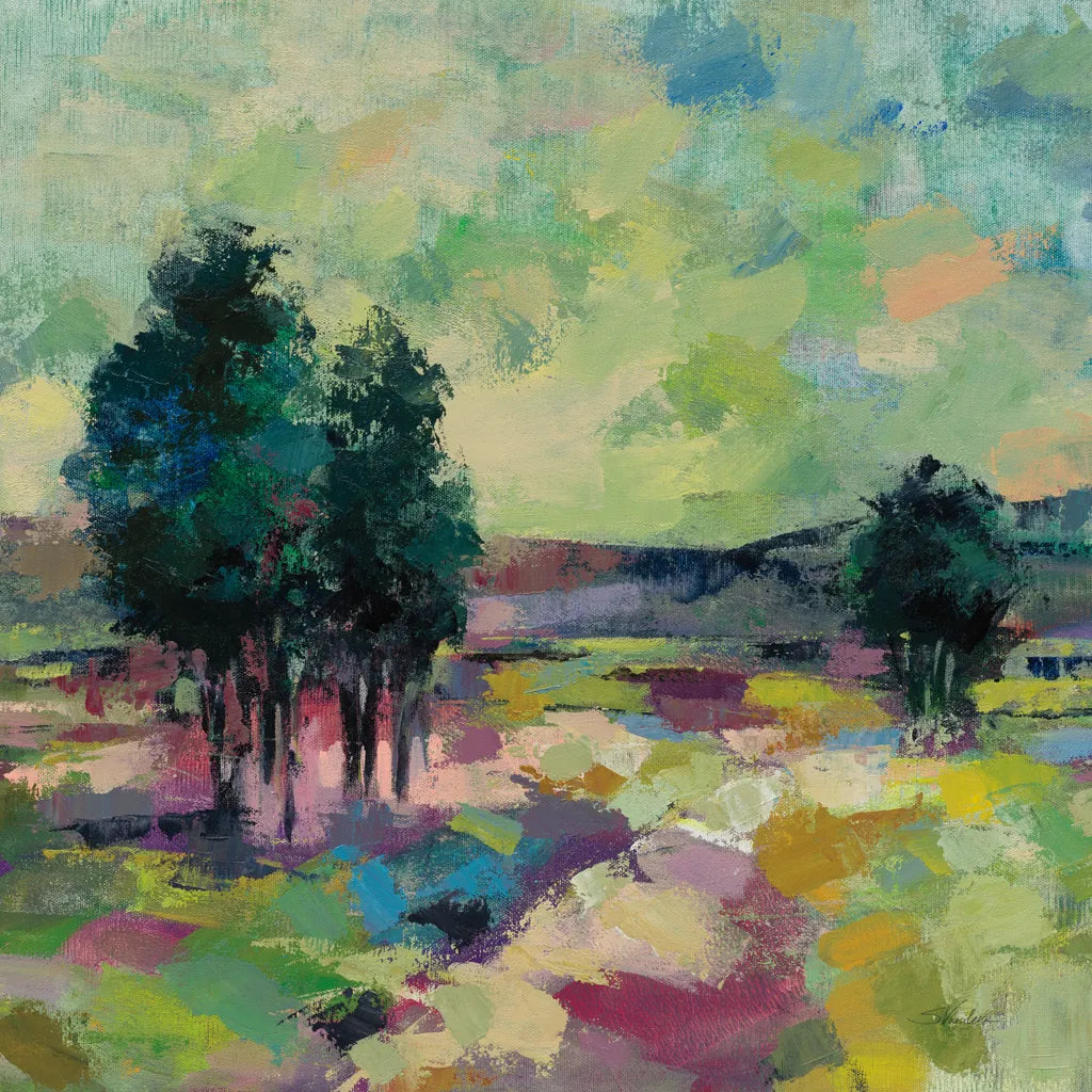 Mauve Fields Crop by Silvia Vassileva. SKU 92000a. Archival Giclee Fine art print for wall decor.