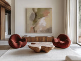 Meadow View I by Silvia Vassileva. Shown as extra-large giant wall art in a modern living room. Available as an archival giclee rolled canvas, fine art paper, or poster print. SKU 71191a.