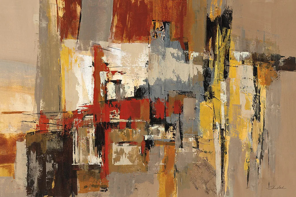 Melody for Guitar and Sax by Silvia Vassileva. SKU 7954i. Archival Giclee Fine art print for wall decor.