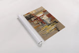 Melody for Guitar and Sax by Silvia Vassileva. shown as a rolled paper print. Available as archival giclee rolled canvas, fine art paper, or poster print. SKU 7954i.