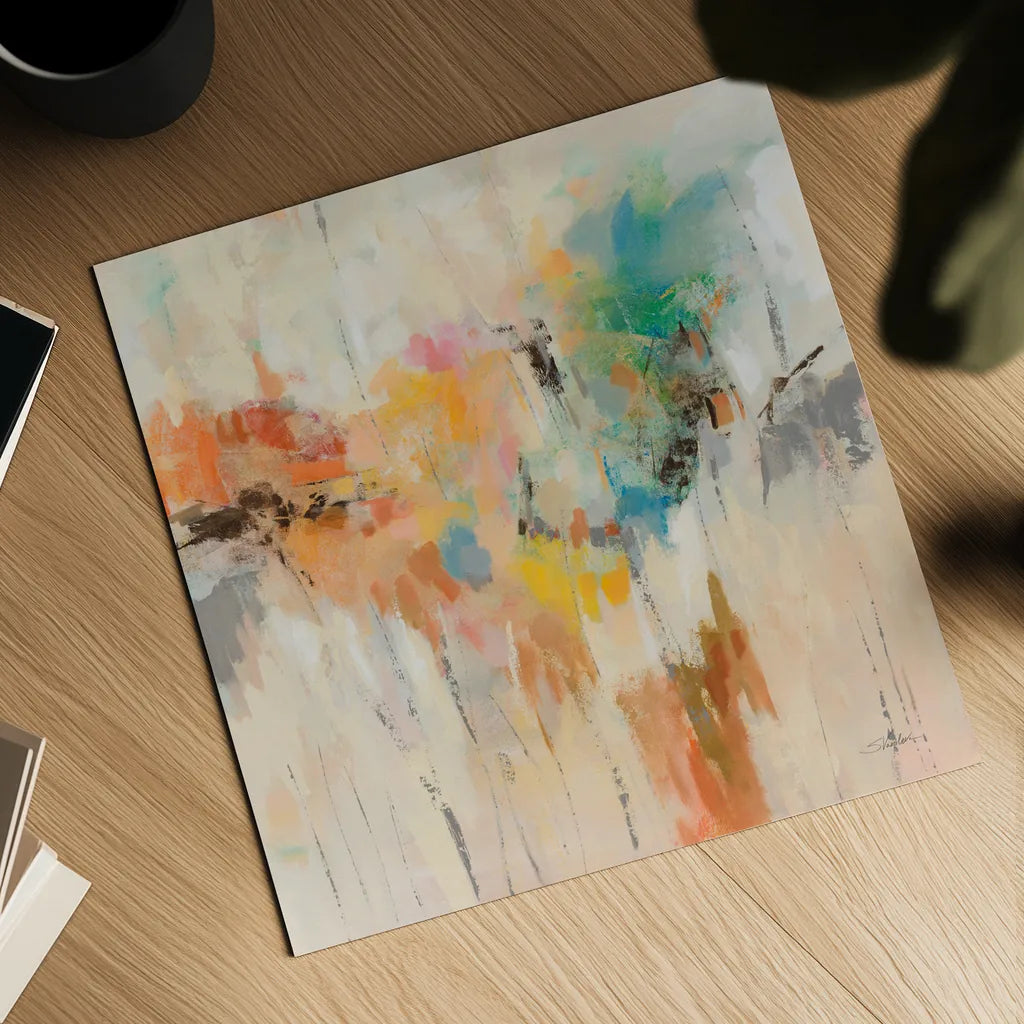 Merry Go Round by Silvia Vassileva. Shown as a detailed flat fine art print, highlighting archival giclee quality. Available as an archival giclee rolled canvas, fine art paper, or poster print. SKU 95128a.